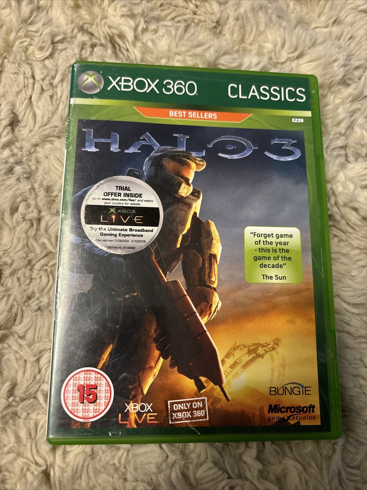 Halo 3 -- Classics Edition Xbox 360, 2009 With Manual