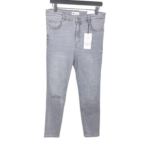Vintage Skinny Jeans Grey Denim Size 