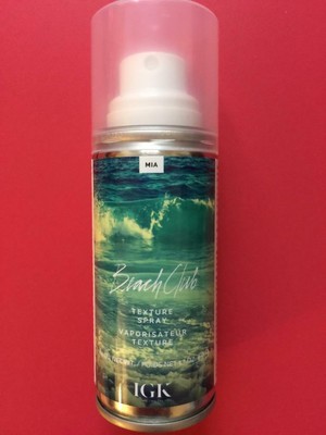 IGK Beach Club Texture Spray 1.7oz/60mL BIGGER Travel Size ...