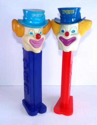 Peter PEZ Giant Dispenser Red Still Bank Blue Vintage Mascot M & J