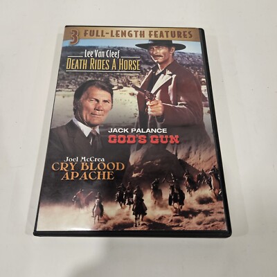 Death Rides A Horse / God's Gun / Cry Blood Apache (DVD, 2007)