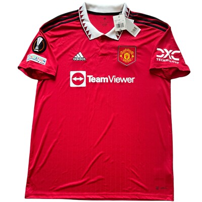 2022/23 Manchester United Home Europa League Jersey #7 Ronaldo XL
