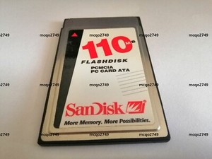 Sandisk 110MB FLASHDISK PCMCIA PC CARD FLASH CARD