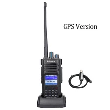 Ailunce HD1 GPS Ham Radio 3200mAh DMR Dual Band Handheld Two Way Radio+USB Cable