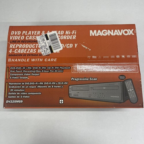 Magnavox DV225MG9 NEW VHS DVD Digital Video Disc Player Video Cassette Recorder 538185707150 eBay