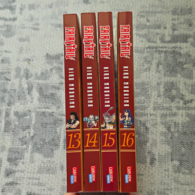 Carlsen Manga Fairy Tail Set Band 13-16 Hiro Mashima Deutsch TB 2016