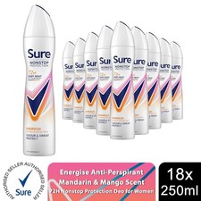 Image of Sure Women Anti-perspirant 72H Nonstop Protection Deodorant, 250ml 18 Pk