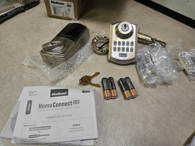 #ad #ad Kwikset Home Connect 620 Z Wave Plus Smart Lock Satin Nickel 98920 001 NOB $60.00