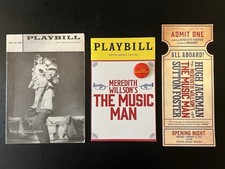 The Music Man Broadway Bundle Robert Preston Hugh Jackman Playbills Ticket