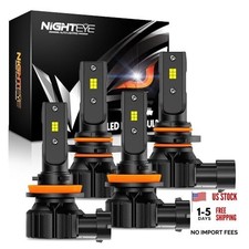 NIGHTEYE 9005 9006 Fog Light - 40000LM 6500K 9005/HB3 High Beam 9005/9006 500