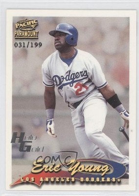 1999 Pacific Paramount Holo-Gold 31/199 Eric Young #123 0c6