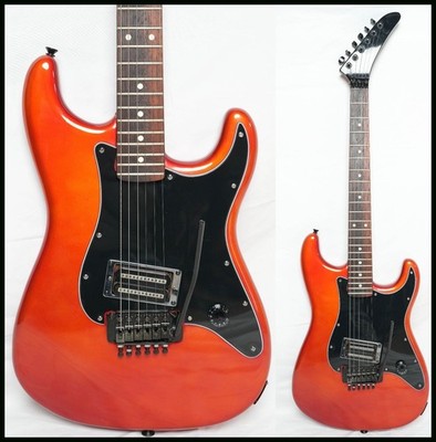 FERNANDES Stratocaster ST-80 Electric Guitar 1980's made in Japan RED METTALIC
