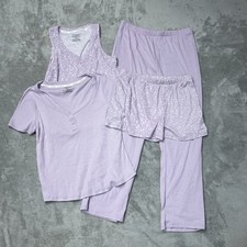 Live 2 Lounge Women's S Loungewear Set Purple Polyester a2271