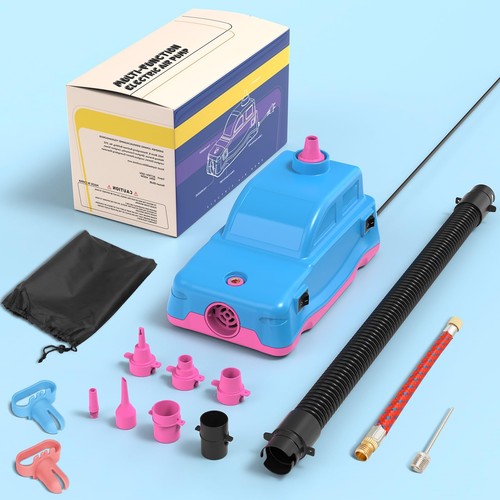 Electric Air Pump Balloon Inflator: 3-in-1 Latex Balloon Blower Pump 120v 400...