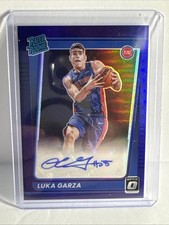 2021-22 Donruss Optic Purple Luka Garza Rated Rookie RC Autograph #164 CELTICS