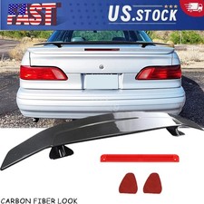 46 Carbon Style Rear Trunk Spoiler Gt-style Racing Wing Lip For Ford Taurus Sho