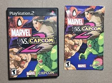 Marvel vs Capcom 2 PS2 Case and  Manual ONLY - PlayStation 2 - NO DISC
