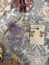 “Francesca’s” Heart Charm Earrings