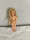 Vintage 1965 Bendable Mattel Tutti Doll Blonde Blue Eyes Nude