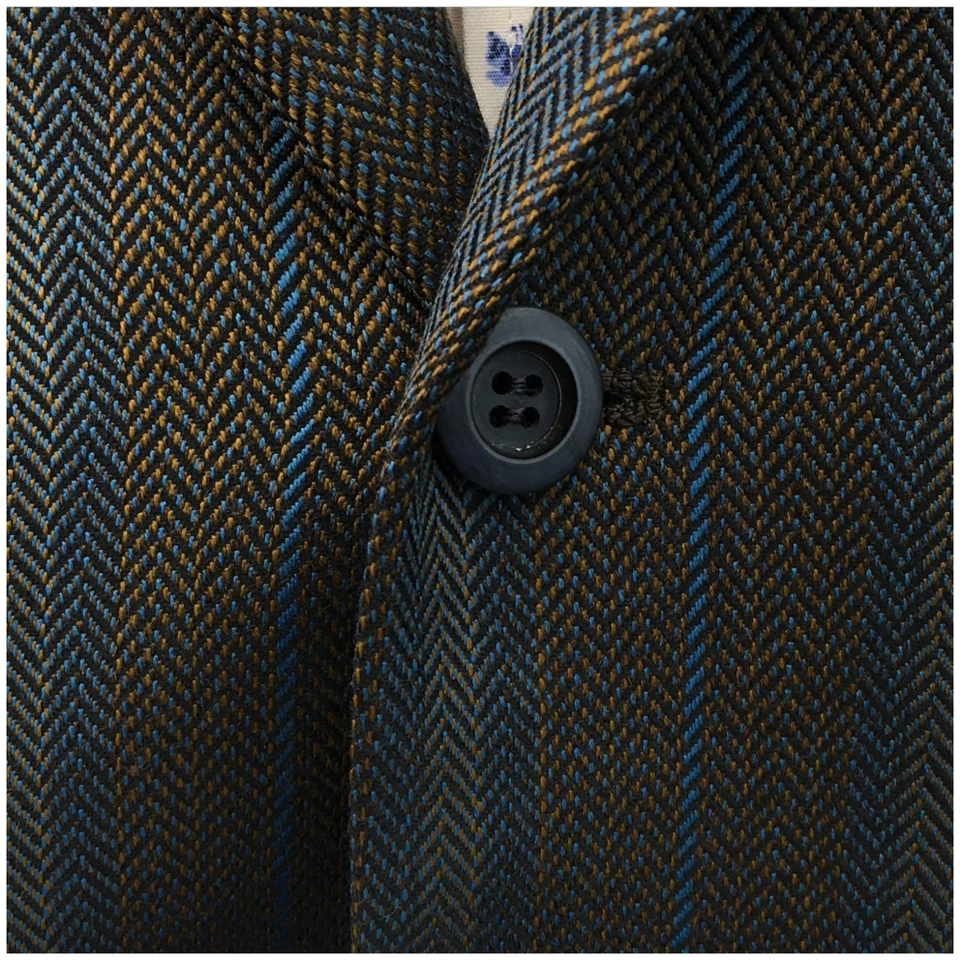 Blazer Abrigo Deportivo Chaqueta Informal DE COLECCIÓN Para Hombre Talla 42R Traje Clásico de Lana Foto 3 de 4