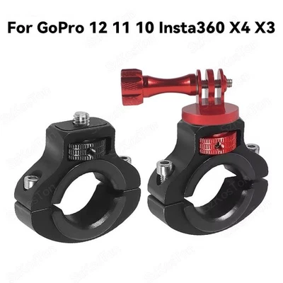 Supporto manubrio moto 1/4 vite metallo per GoPro Insta360 X3 X4