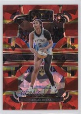 2024 Panini Select WNBA Concourse Red Ice Prizm Angel Reese #5 Rookie RC 1j0q