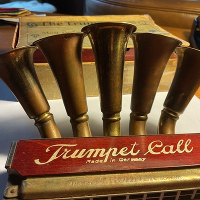 Extremely Rare M. Hohner The Trumpet Call 220 Harmonica In