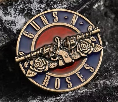Guns N' Roses Belt Buckle Classic Rock Axl Rose Slash Jeans Biker Heavy Metal