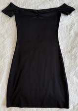 H&M Black Bodycon Dress / Fitted Dress / Summer Dress - Size 8 - Short