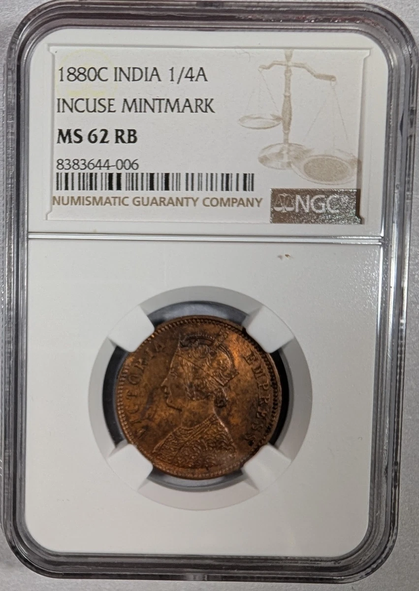 Grade MS 62 NGC British Indian Coins for sale | eBay