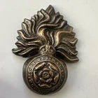 WW1 British Army Royal Fusiliers London Regiment Cap Badge Slider 51x38mm A/F