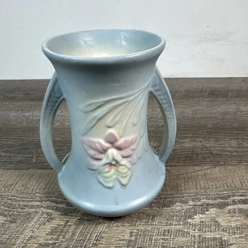 Hull 1938 Orchid blue Vase #304-6"