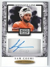 2021 SAGE Premier Draft Sam Cosmi Rookie RC Autograph #A176 Commanders