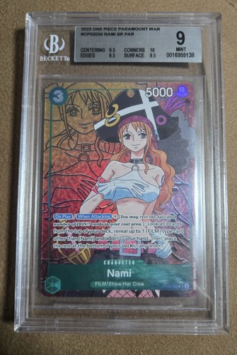 Nami (Alternate Art) graded BGS 9 for sale on eBay