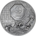 2023 Mongolia Mongolian Falcon 2 oz Black Proof Silver Coin — photo 2