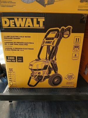 #ad Dewalt DWPW2400 2400 PSI 1.1 GPM Cold Water Electric Pressure Washer $280.99