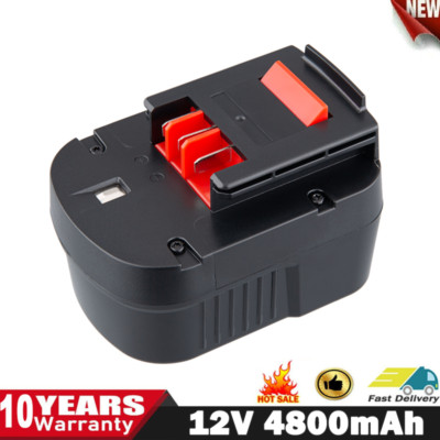 4800mAh 12Volt FSB12 For Black & Decker HPB12 Battery A12 A1712 Firestorm FS120B