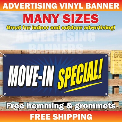 Move in Special Advertising Banner Vinyl Mesh Sign flag Realtor