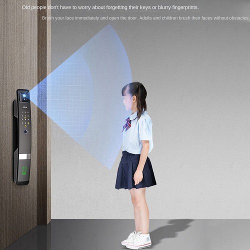 Smart Door Lock 3D Face Recognition Camera FingerPrint Password Security Lock.US - Picture 4 of 13