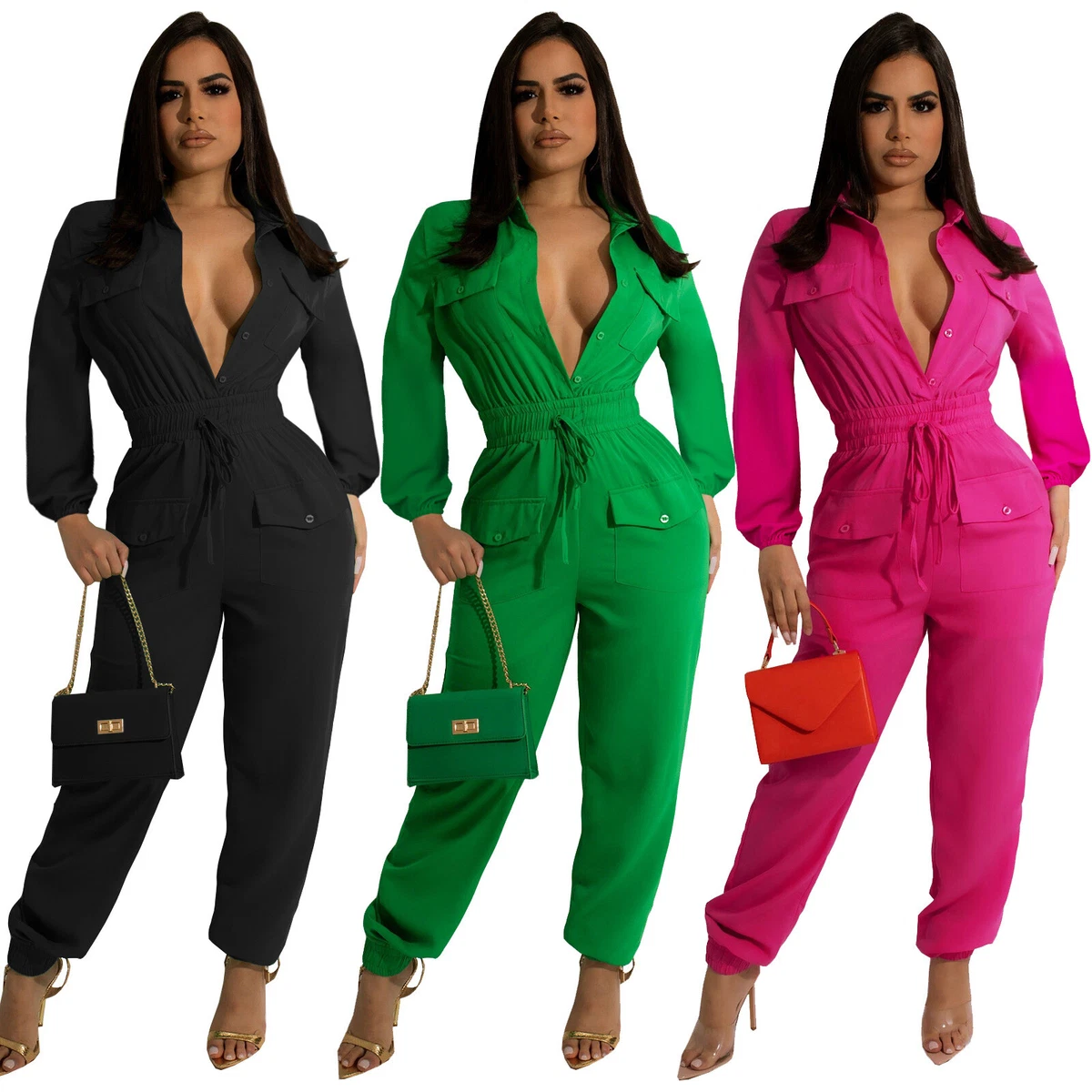 Utility cargo playsuit hotsell