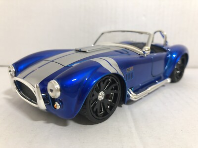 JADA BIGTIME BTM 1965 SHELBY COBRA 427 S/C BLUE WITH SILVER 1:24