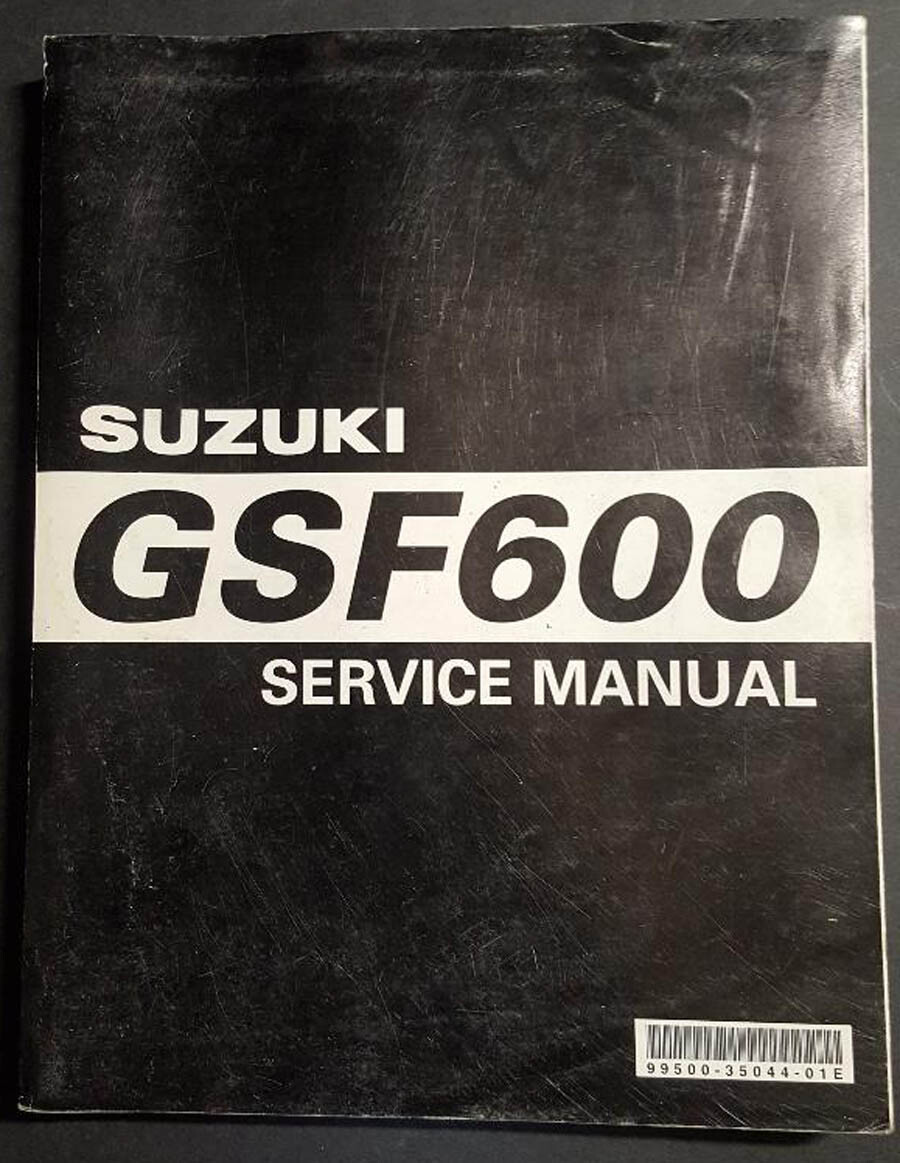 OEM Suzuki Service Manual 99500-35044-01E for 1996-1999 GSF600