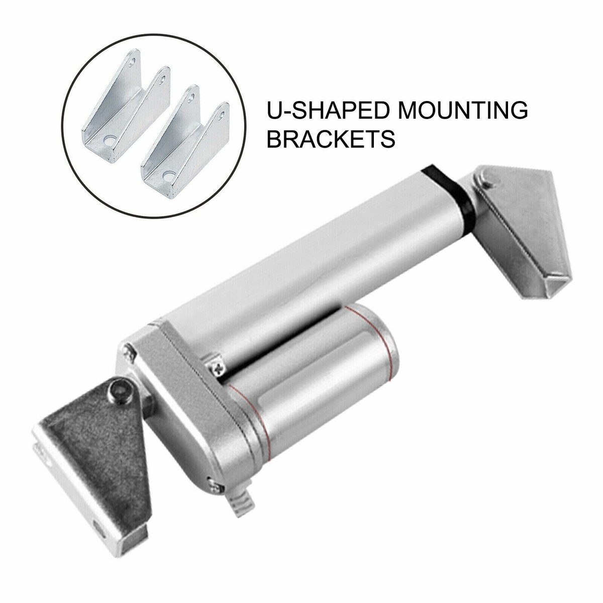 Attuatore Lineare DCHOUSE 1000 N, Corsa 450 Mm, Motore DC 12V, Con Telecomando E Staffe