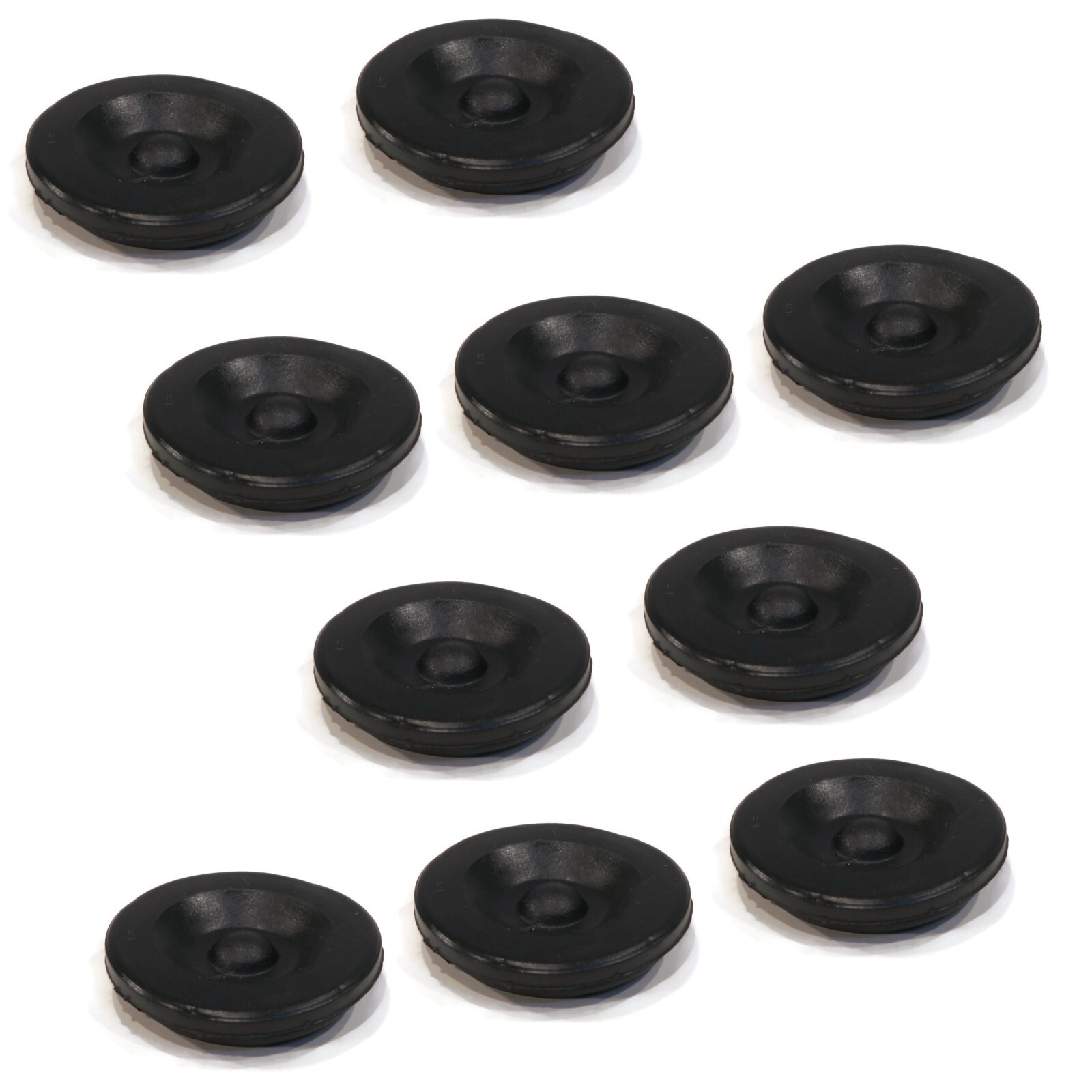 8Pack Black Rubber Grease Plug Hub Dust Cap Dexter EZ Lube Trailer