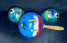 Maracas with Various Scenes - 3 pack