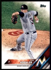 2016 Topps Baseball #573 Tom Koehler