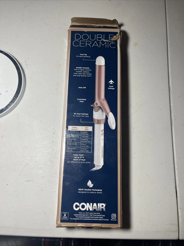 Conair Double Ceramic 1-Inch Curling Iron - Image 2 of 4