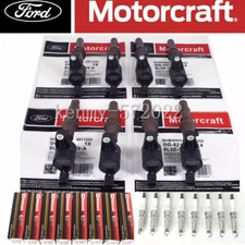 8PC Motorcraft Ignition Coil DG521 & Spark Plug SP509 Fit Ford F150 4.6 5.4L New