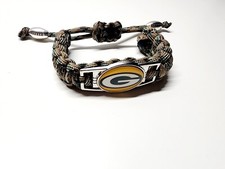 Green Bay Packers Camouflage Adjustable Charm Bracelet NFL Football