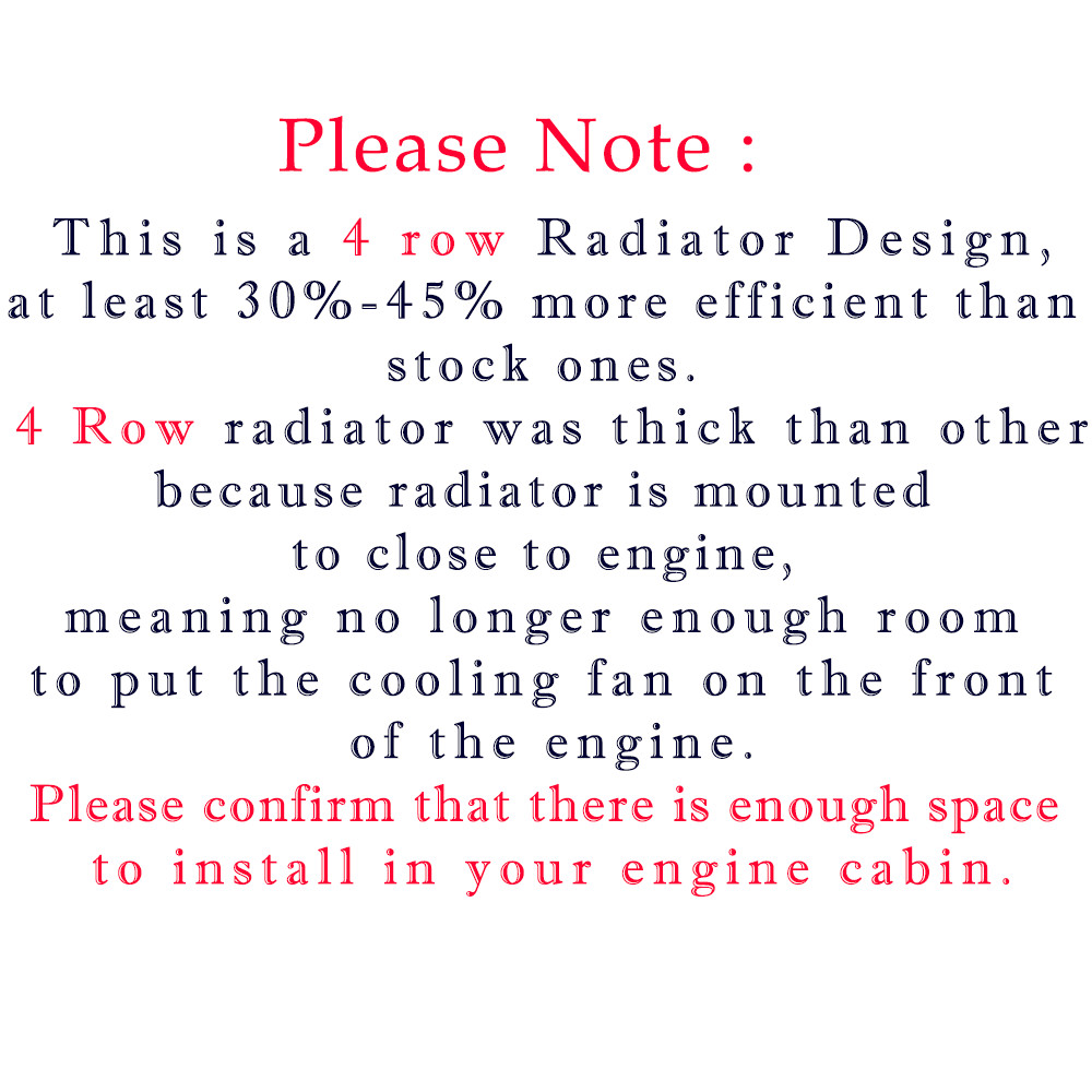 4 Row Core Radiator For 2010-2012 Dodge Ram 2500 3500 4500 PICKUP 6.7L L6 Diesel thumbnail 3